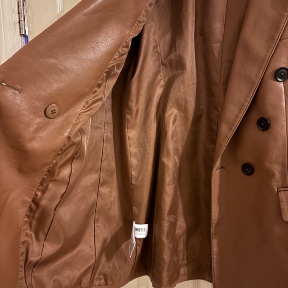 BCBGeneration Brown Leather Jacket - Picture 5 of 8
